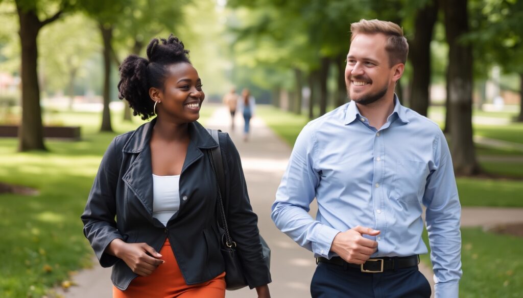 Frau aus Togo freut sich mit ihrem Mann aus Deutschland über ein Besuchsvisum